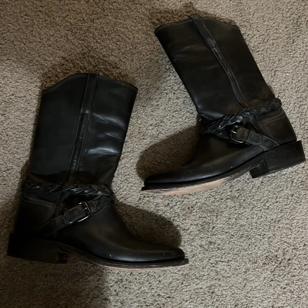 Luchesse leather Cowboy boots - Picture 2 of 5